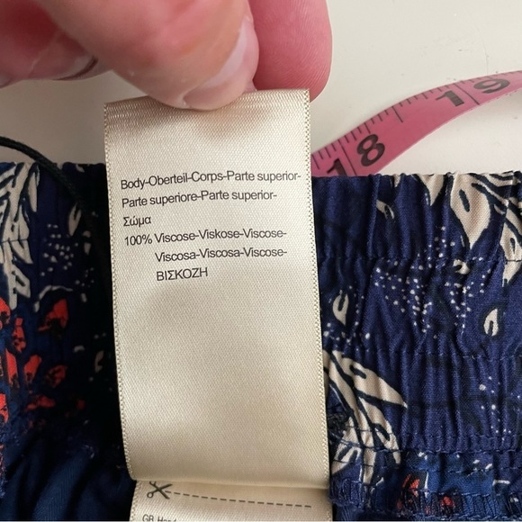 Scotch & Soda Men's Allover Floral Drawstring Short Size Large Blue NWOT - Picture 5 of 8